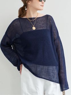 LINO Sheer プルオーバーのコーディネートスナップ（MIZU）｜Deuxieme