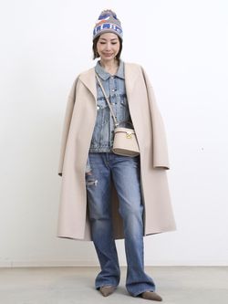 美品 コルピエロ ダブルフェイスメルトンプルオーバー 定価6.6千円アパルトモン L'Appartementのコーディネートスナップ（BUYER.Y）｜L'Appartement