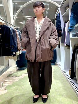 ARTIROSA 撥水テイラーコクーンダウンのコーディネートスナップ（sato