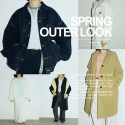 SPRING OUTER LOOK | 今おさえておきたい、春アウター5選｜FRAMeWORK