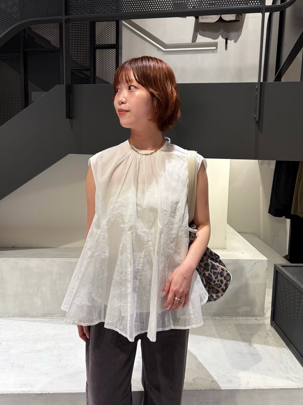 MARILYN MOON/マリリンムーン sheer cotton bl ブラウス 4263-104の