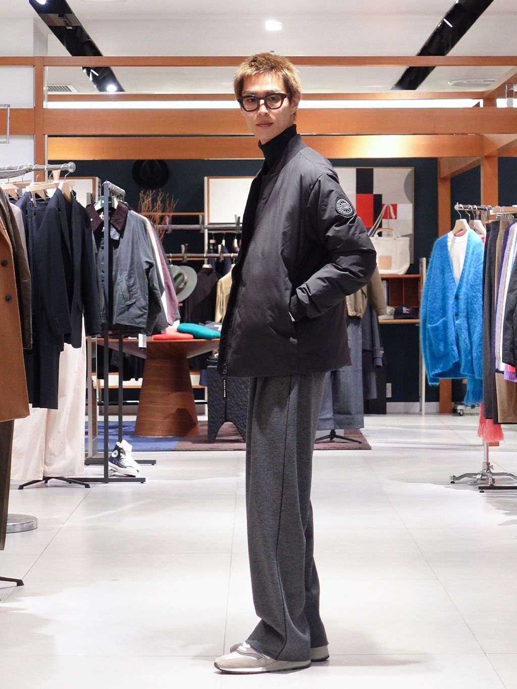 CANADA GOOSE (カナダグース) 2459MBA Porter Bomber Black Labelの