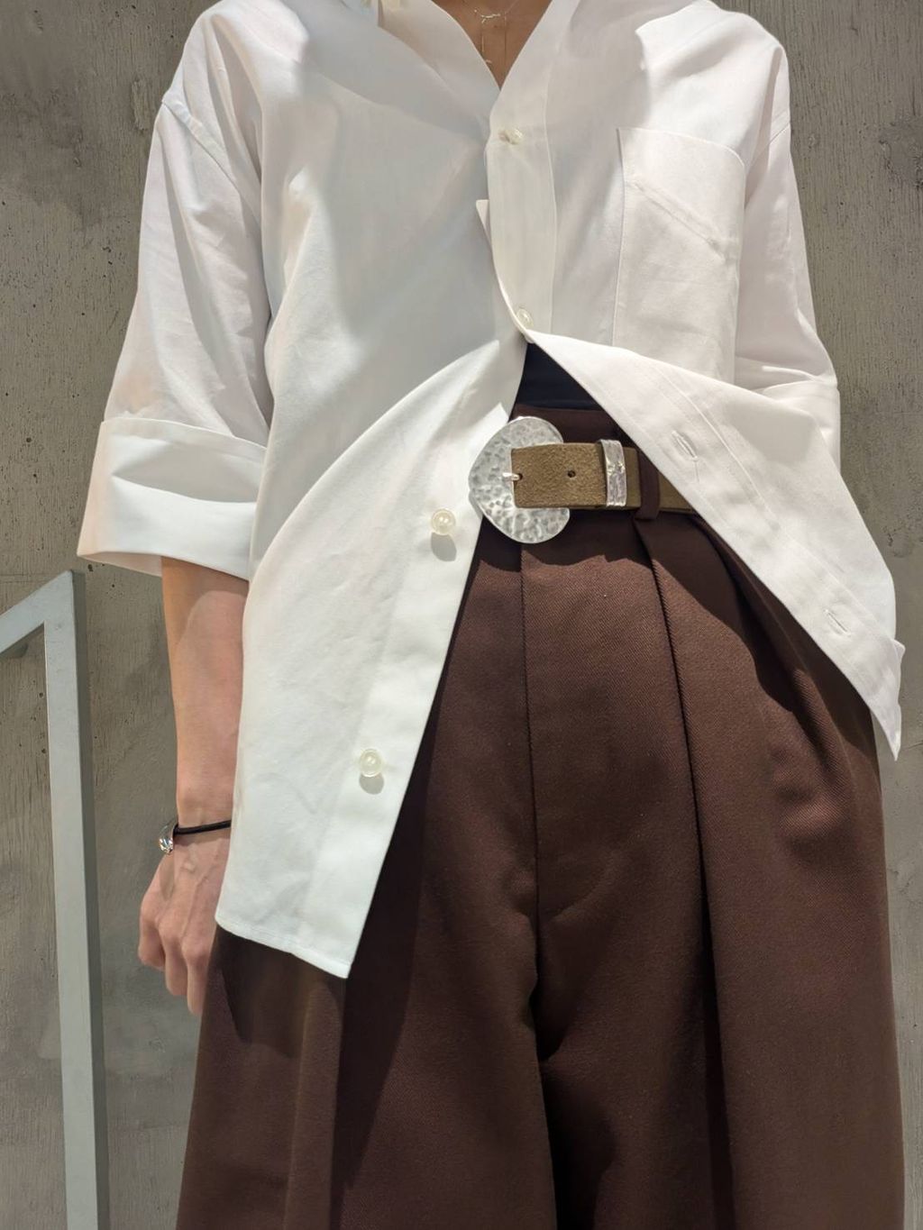 一部店舗+WEB限定》Glyph Short-sleeve B.D. Shirtのコーディネート