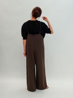 追加予約》フロッキードットキャミサロペットのコーディネートスナップ