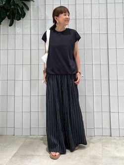 S/Mサイズ展開》手洗い可 / ボイルタックワンピースのコーディネート