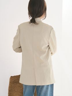 sandy linen 混 ジャケットのコーディネートスナップ（yoshie）｜Plage