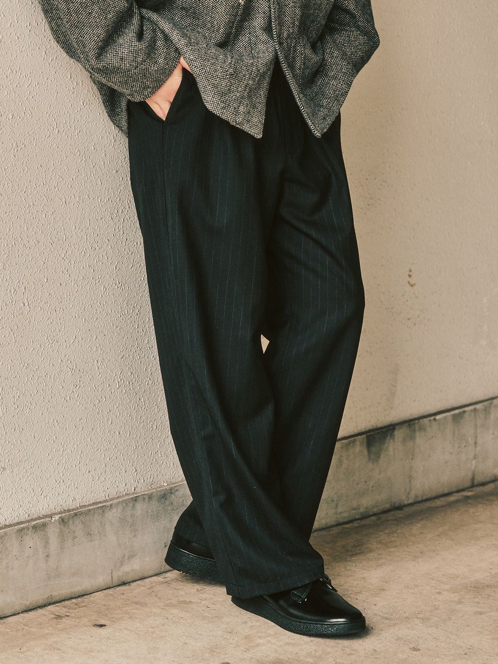 ウールツイード カバーオールのコーディネートスナップ（tetsuya