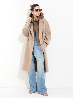 LOU ANDREA/ルーアンドレア】 RIB WOOL COATのコーディネートスナップ