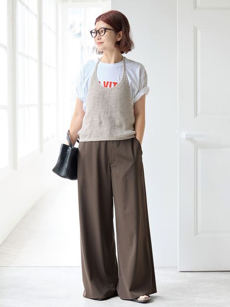 追加》フロッキードットキャミサロペットのコーディネートスナップ
