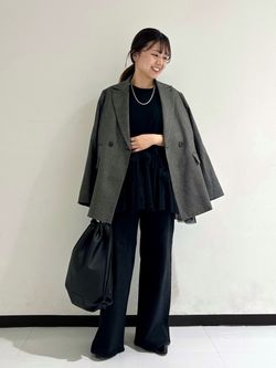 BLACK チュールフリルスウェット（スウェット）｜IENA（イエナ）の通販