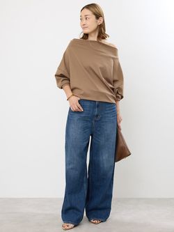PRIMEWOOL PONTE プルオーバーのコーディネートスナップ（MIZU