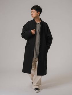 CONFFECT EDIFICE KNIT MELTON COATのコーディネートスナップ（EDIFICE