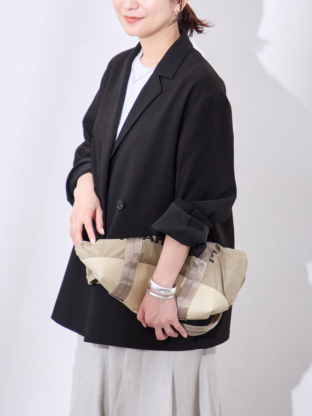 アイアスストレッチジャケットのコーディネートスナップ（chizu