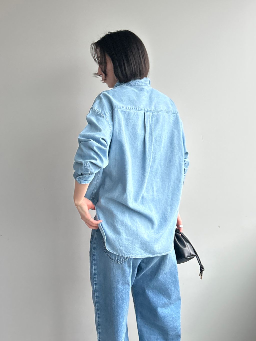 予約》LEDENIM LABOR FORM デニムシャツのコーディネートスナップ