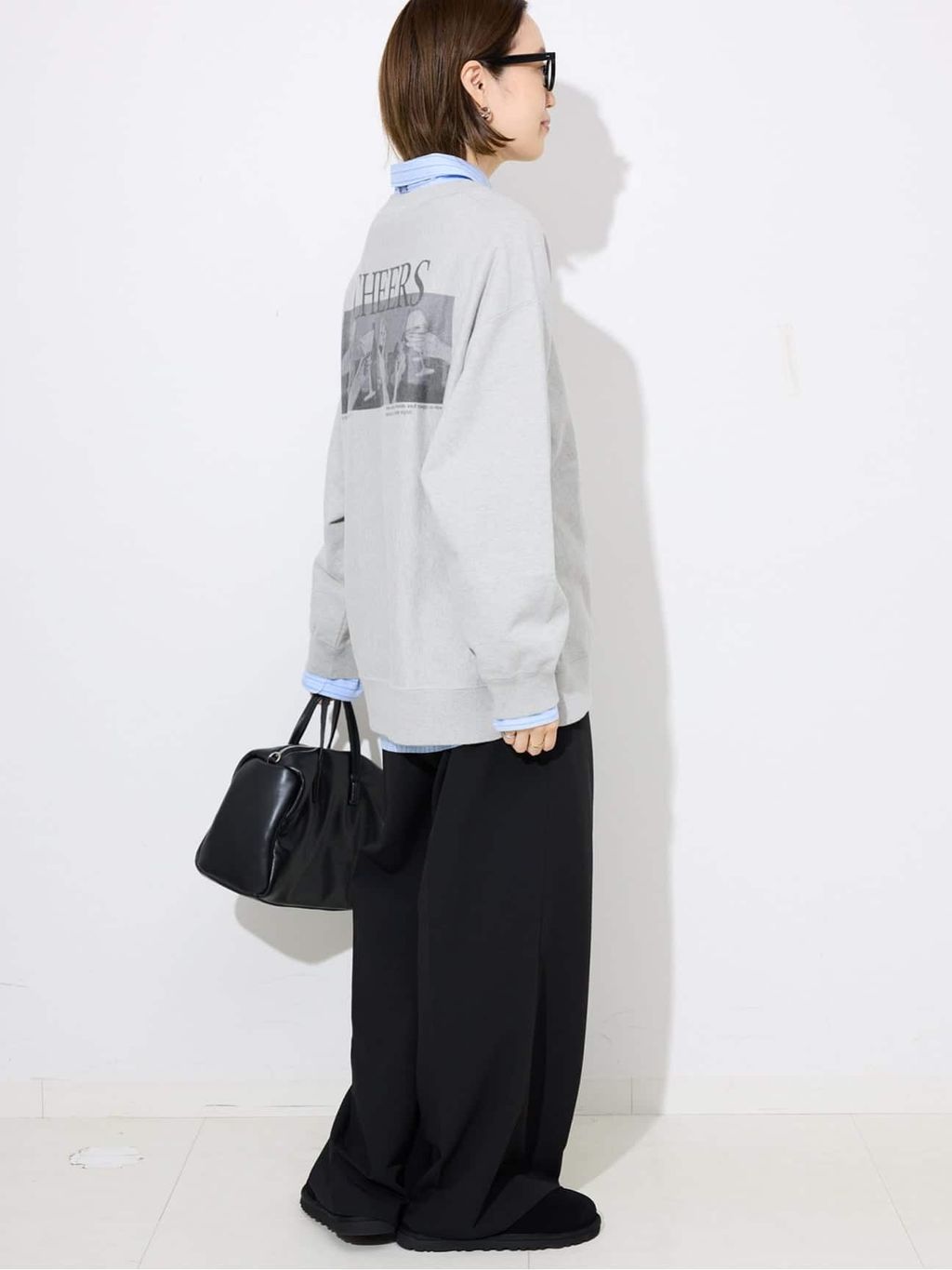 WEB限定/追加2》HAPPYCOLOR SHIRTのコーディネートスナップ（Sally