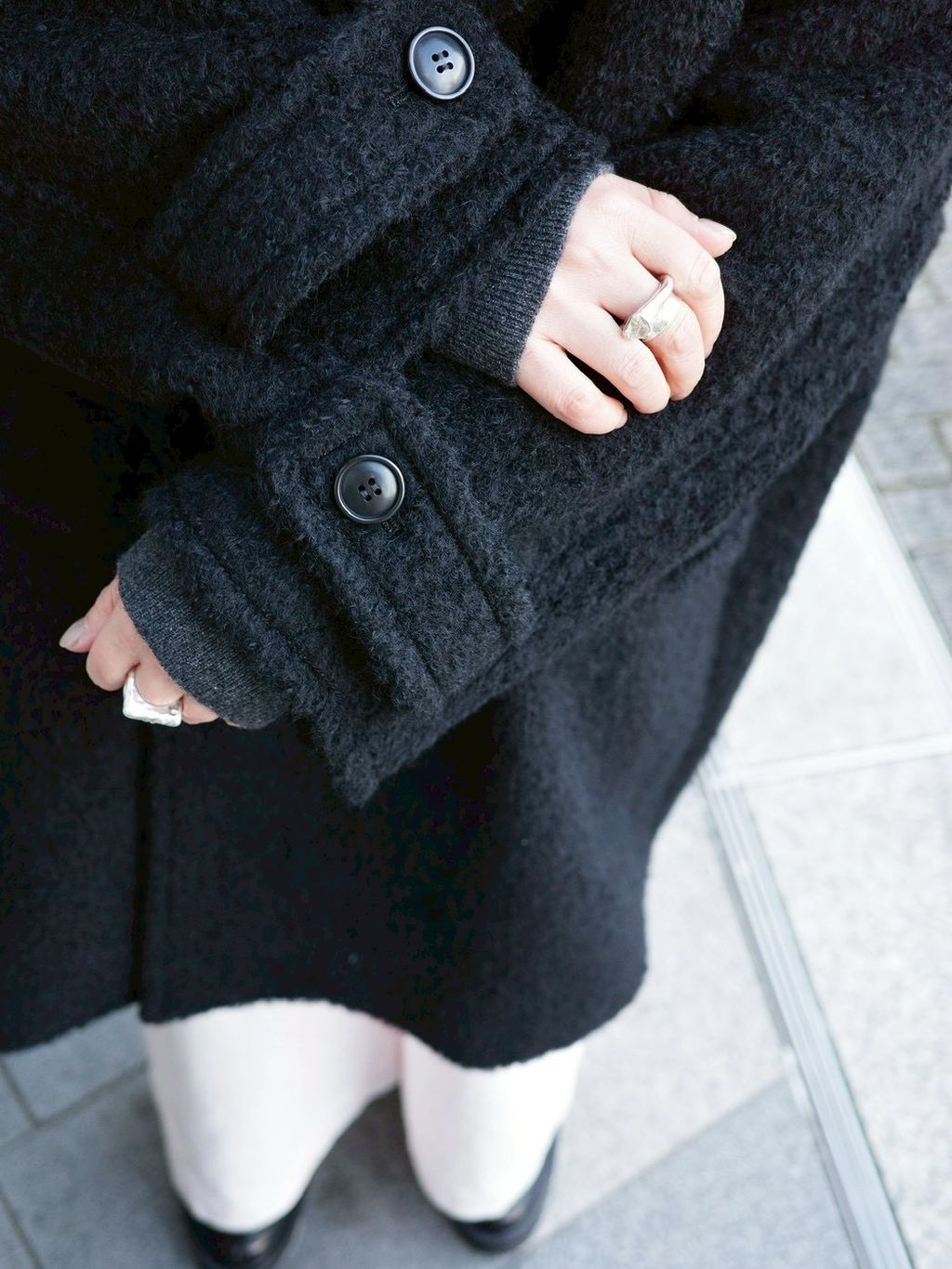 モヘヤシープ P-コートのコーディネートスナップ（Y.S）｜journal