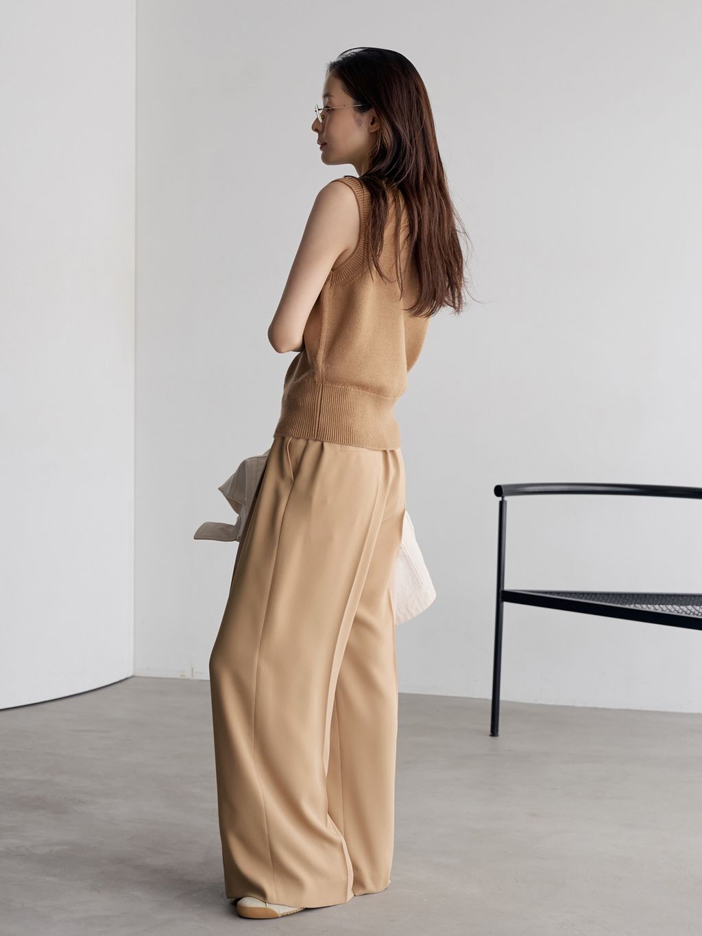 2Way Knit ベストのコーディネートスナップ（Nene）｜Plage
