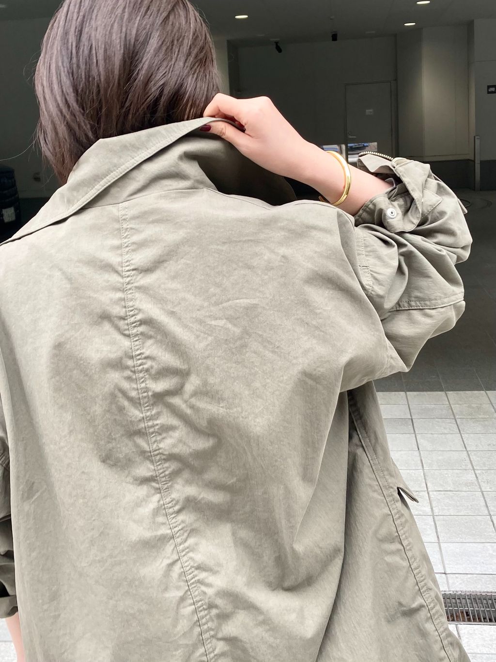 LISIERE MILITARY COATのコーディネートスナップ（STAFF K）｜L