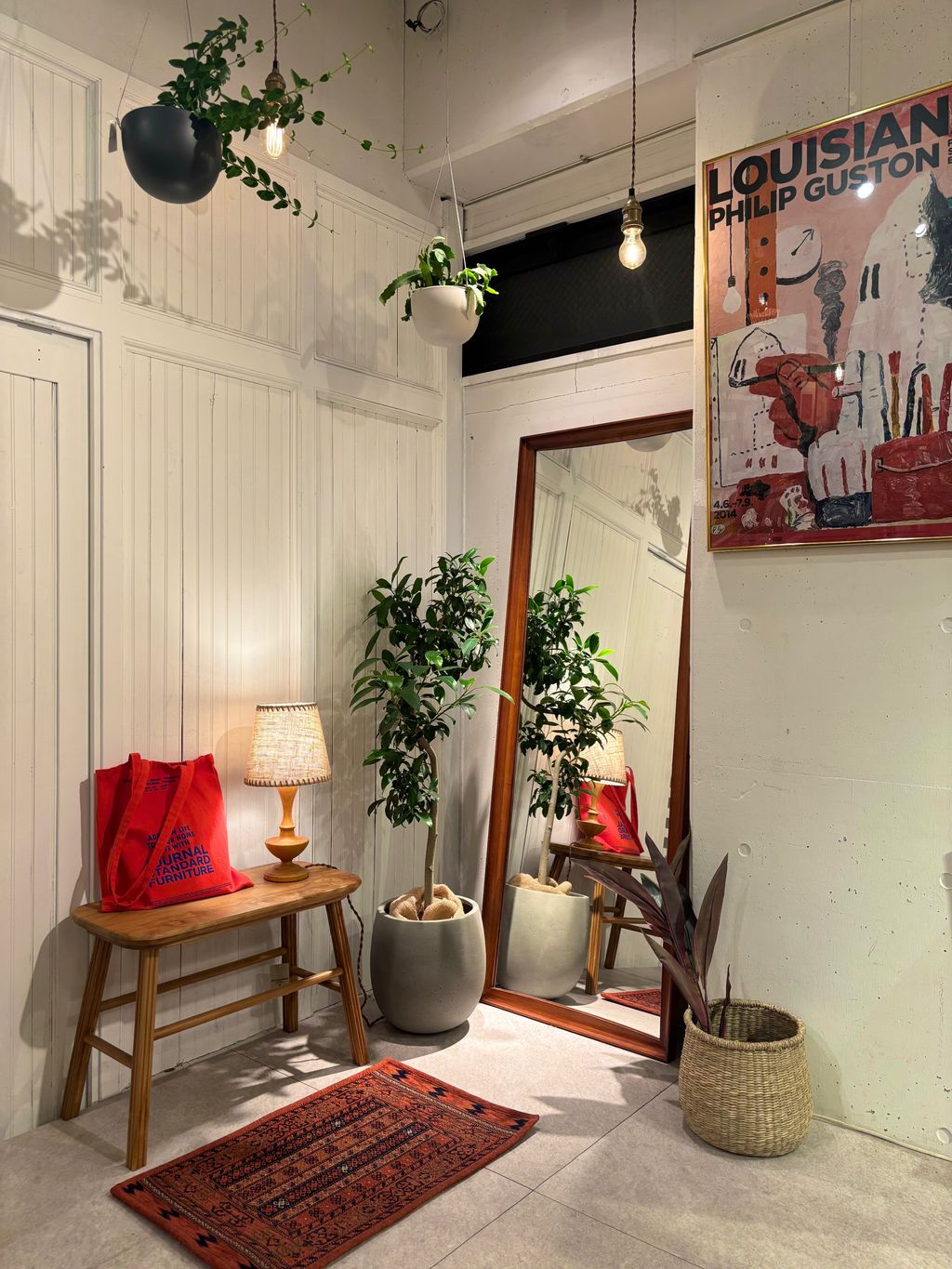 予約》《大型家具》TRESTLES STYLE MIRROR トラッセル ミラーの