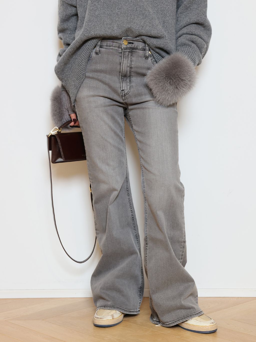 MUSEドゥーズィエムクラス　ニット　アルパカ混　グレー DEUXIEME CLASSE - 美品☆ドゥーズィエムクラス アルパカプルオーバー