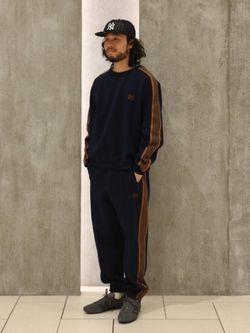 NEEDLES / ニードルズ 別注 トラッククルーネックスウェットの