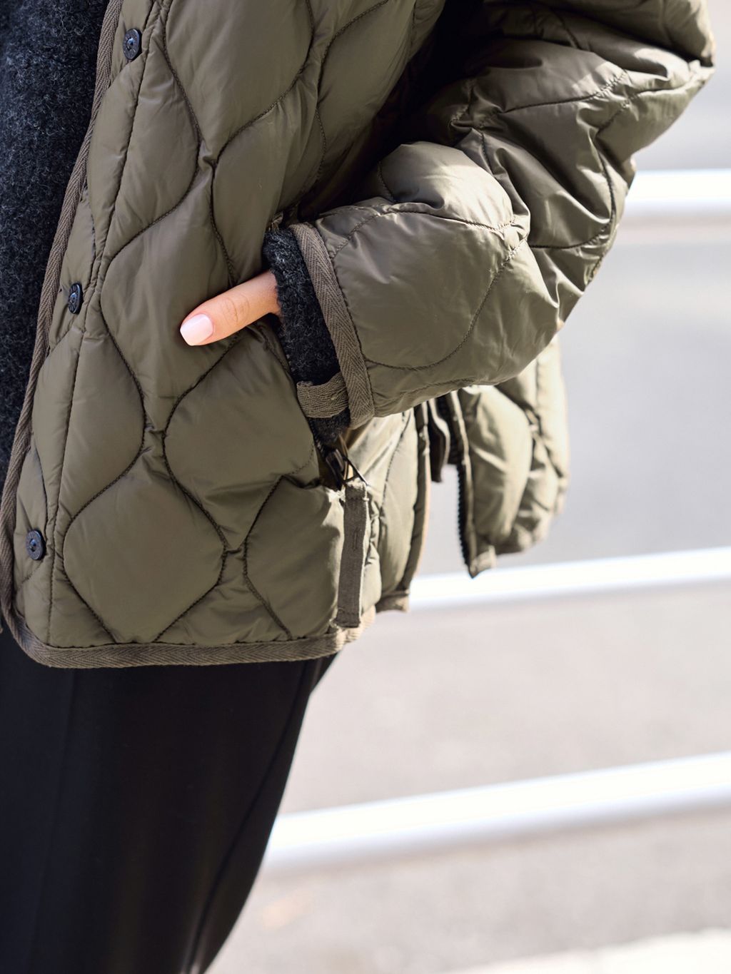 TAION/タイオン MILITARY M65LINER WZIP ダウンジャケットの