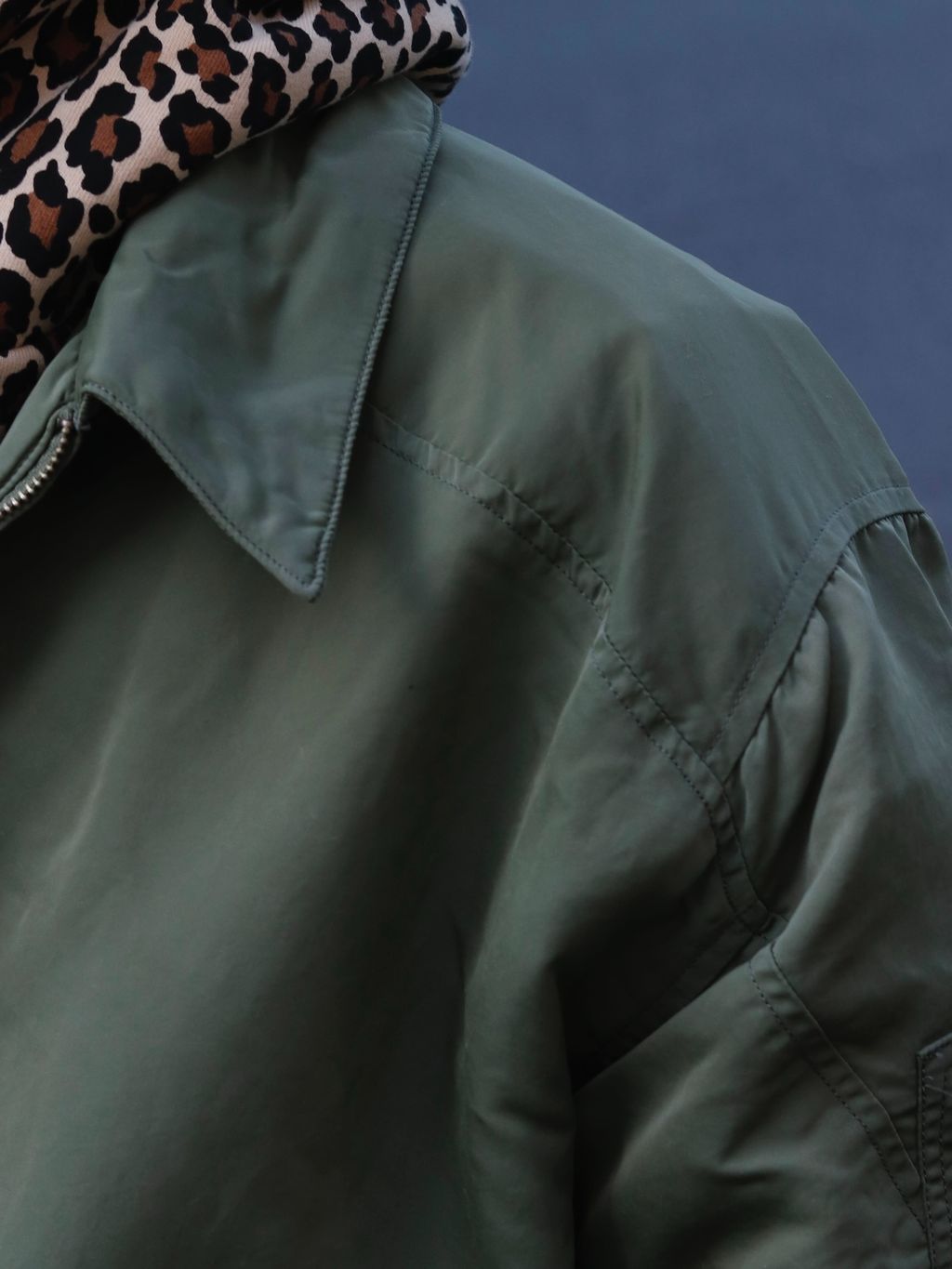 ANCELLM × WISM 別注 FADED BOMBER JACKET EXのコーディネートスナップ