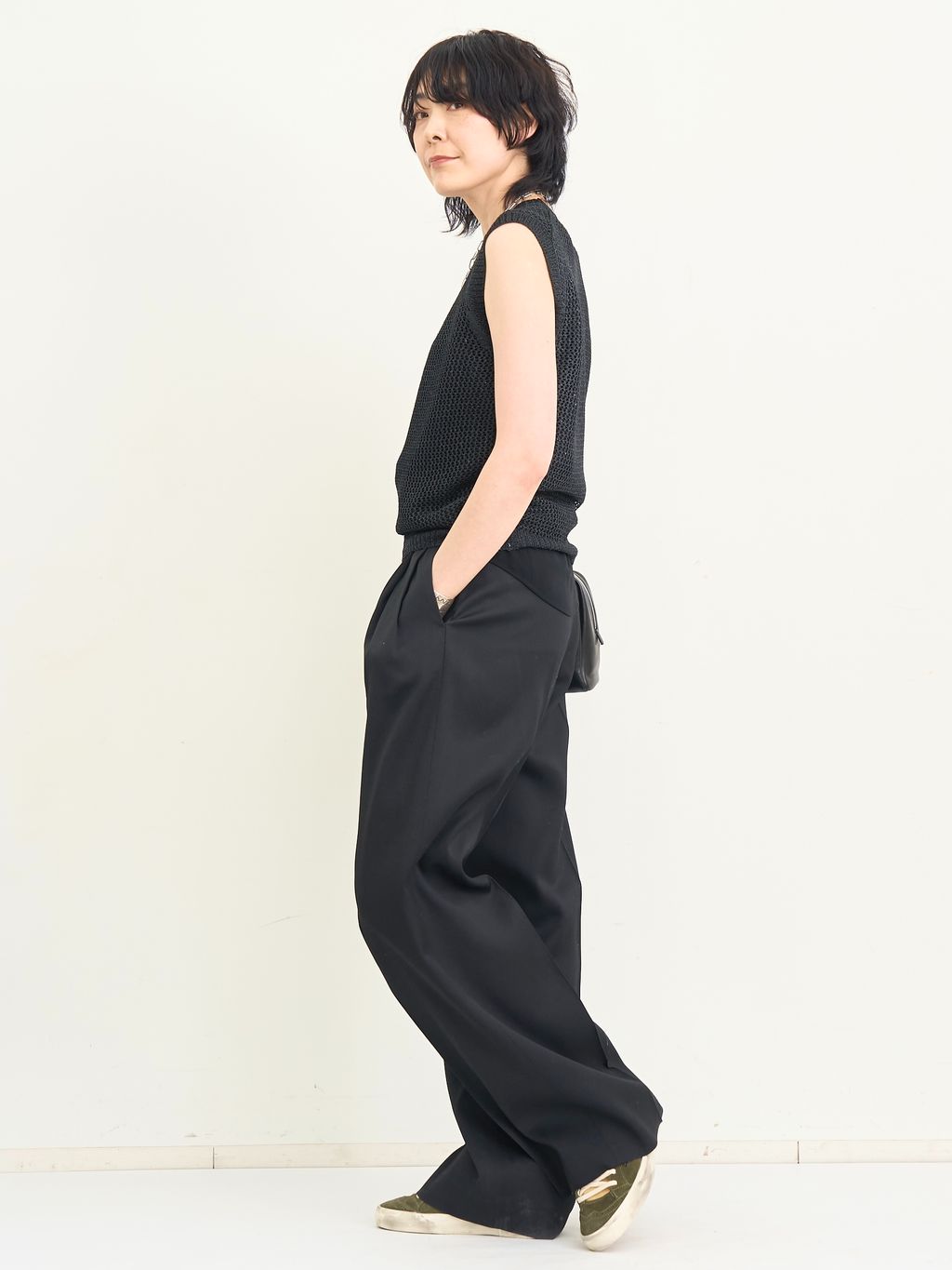 GOLDEN GOOSE/ゴールデン グース】 WIDE LEG LIGHT PANTの