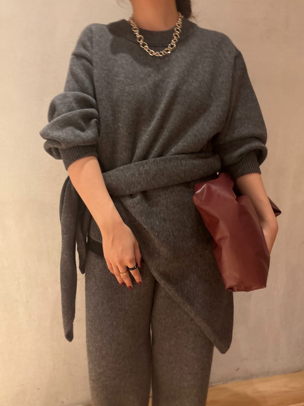 R'IAM ストールプルオーバーのコーディネートスナップ（erina）｜Plage