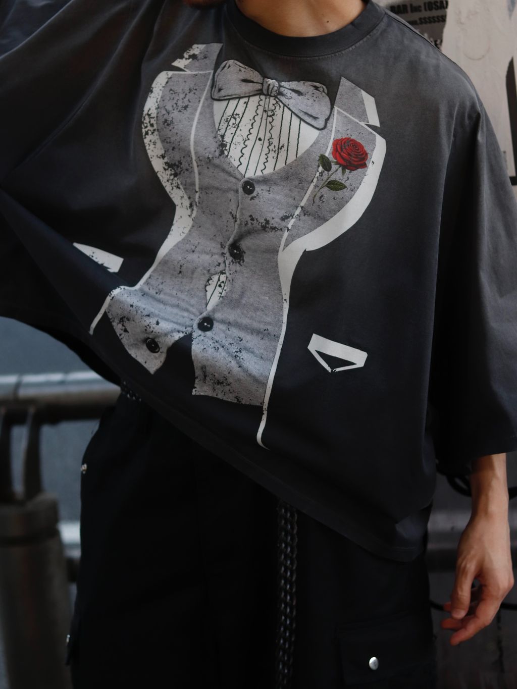 doublet / ダブレット WISM別注 TUXEDO BALLOON T-SHIRTの