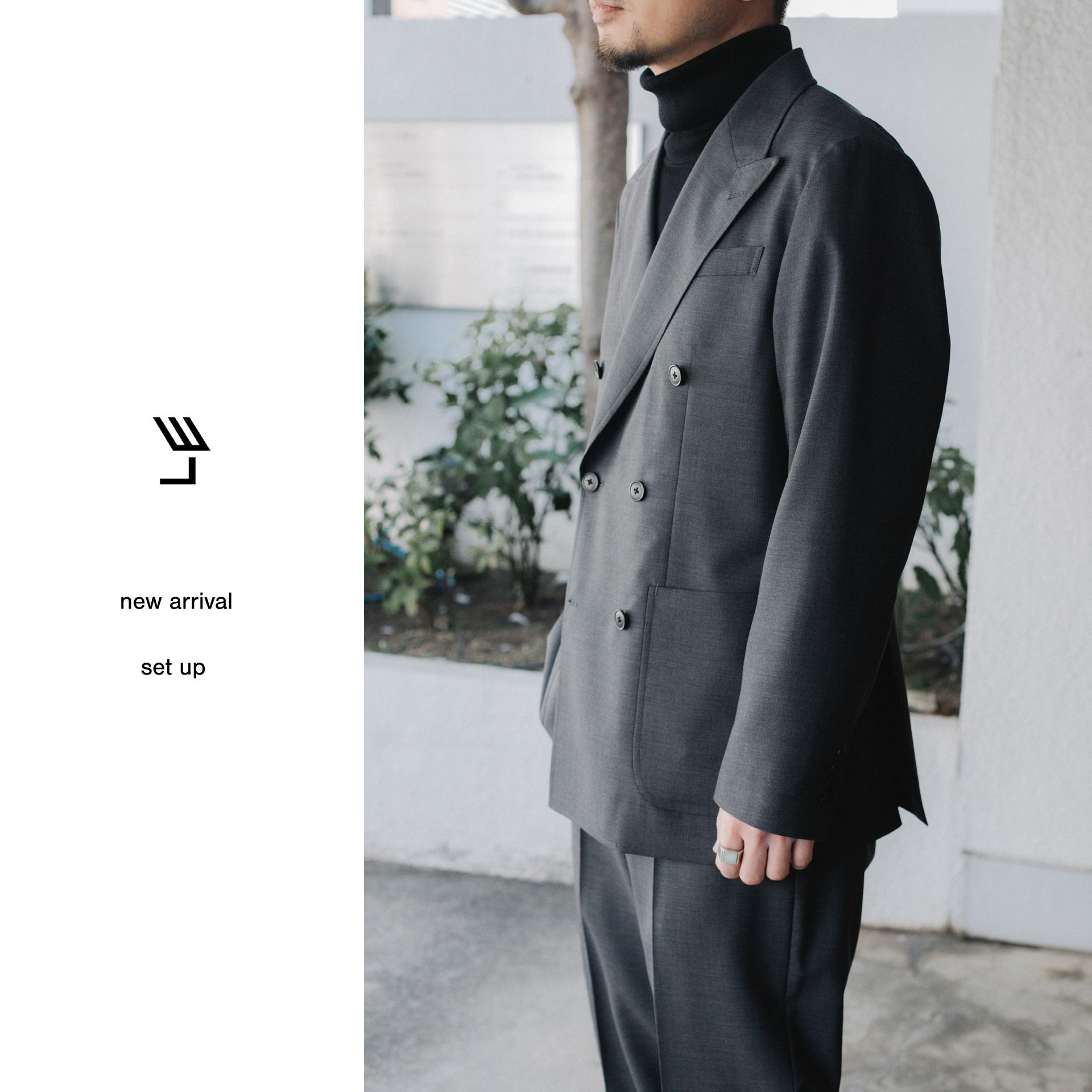 LE SET UP｜定番セットアップの春夏版。｜L'ECHOPPE｜ブログ