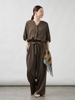 追加予約》サテンオールインワンのコーディネートスナップ（VERMEIL