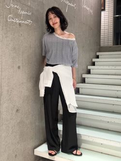 Kamiya（164cm）SLOBE IENA 自由が丘店のコーディネートスナップ
