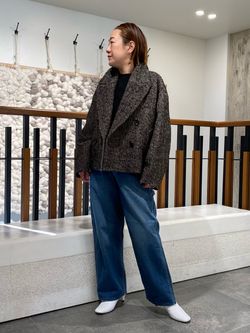 TWEEDショートコートのコーディネートスナップ（kuri40）｜FRAMeWORK