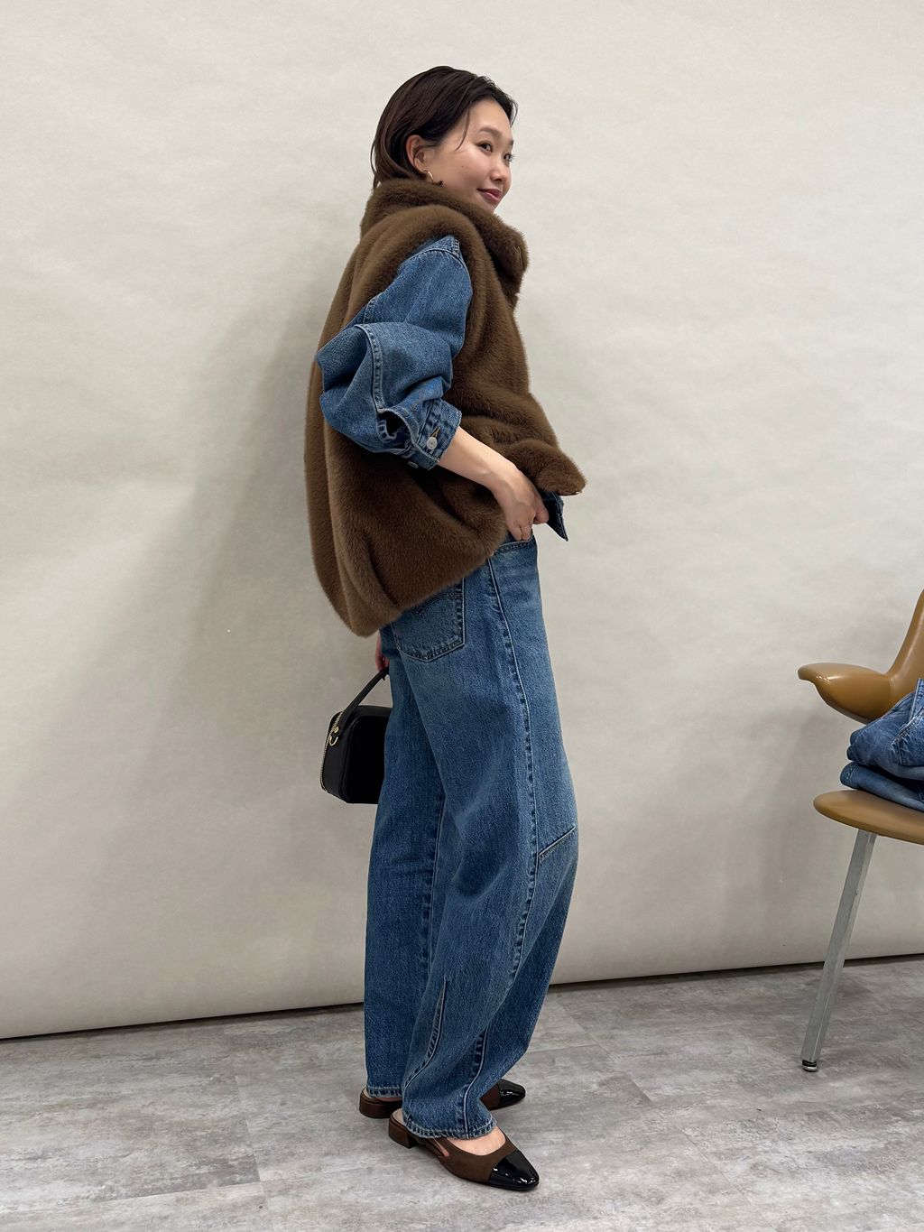 Levi's/リーバイス SLOBE別注 BALLOON SLEEVE TRACKER デニム