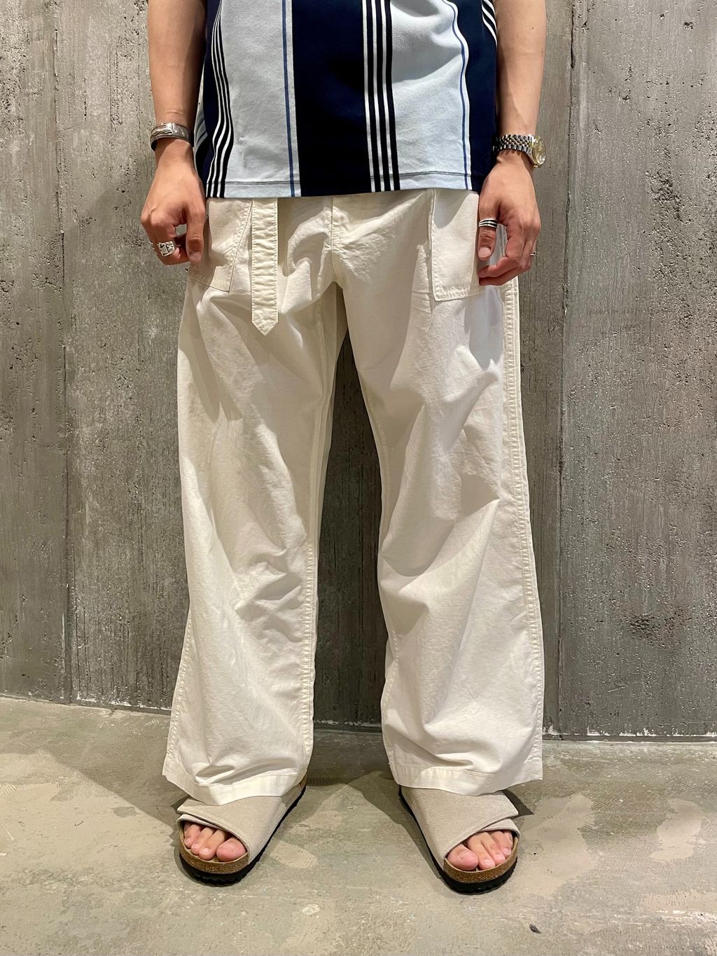 FRED PERRY / フレッドペリー 別注 ストライプ ピケ ポロシャツの