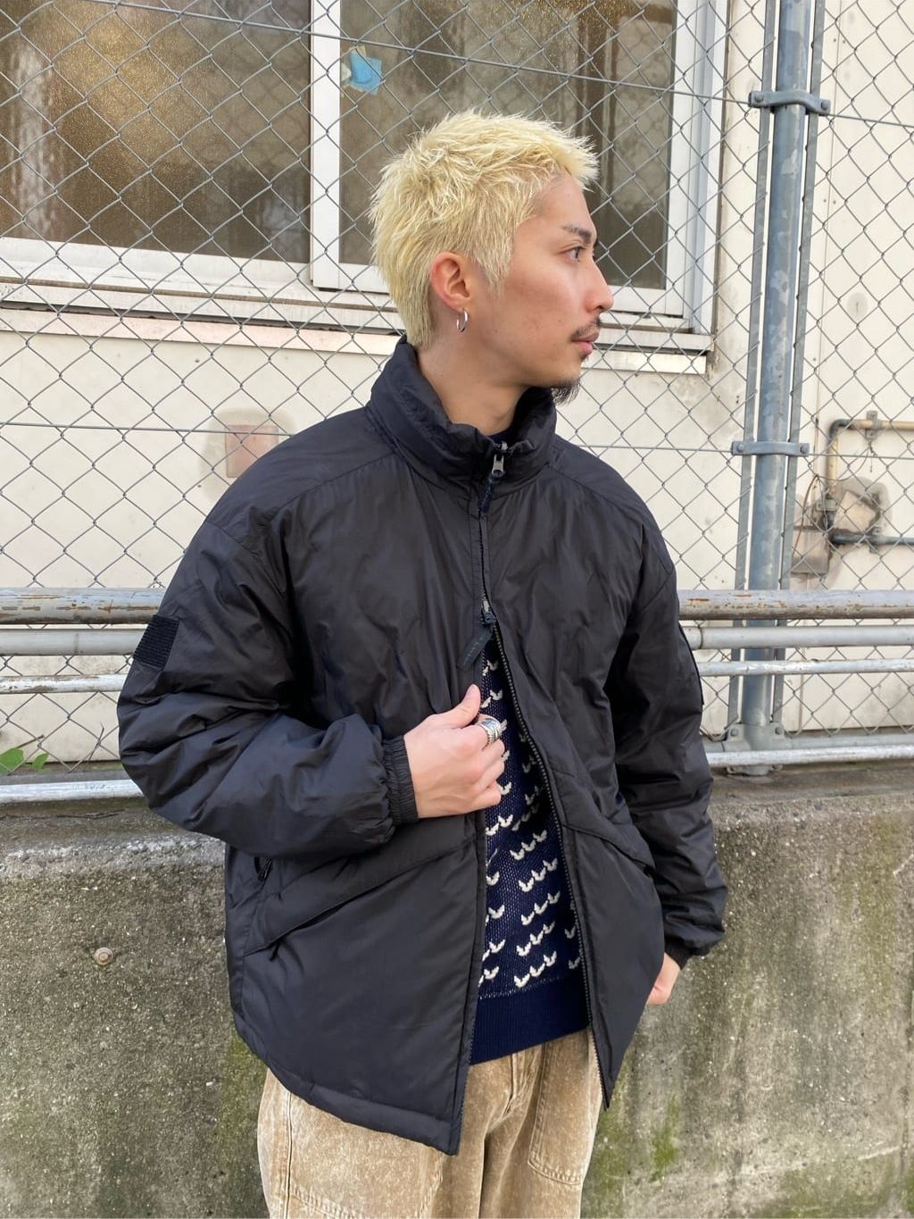 WILD THINGS × TAION 別注 リバーシブルコールドウェザーパーカーの