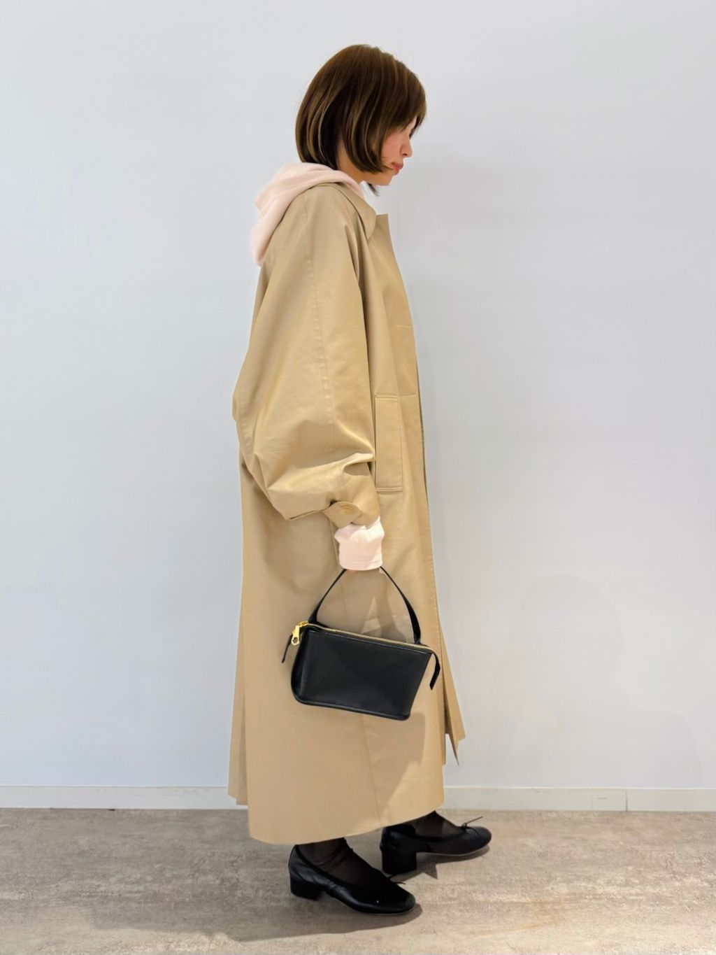 追加》abc ギャバ ステンコートのコーディネートスナップ（rio）｜EDIT