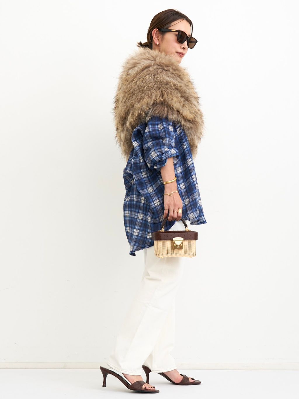 DENIMIST/デニミスト】 BUTTON FRONT SHIRTのコーディネートスナップ