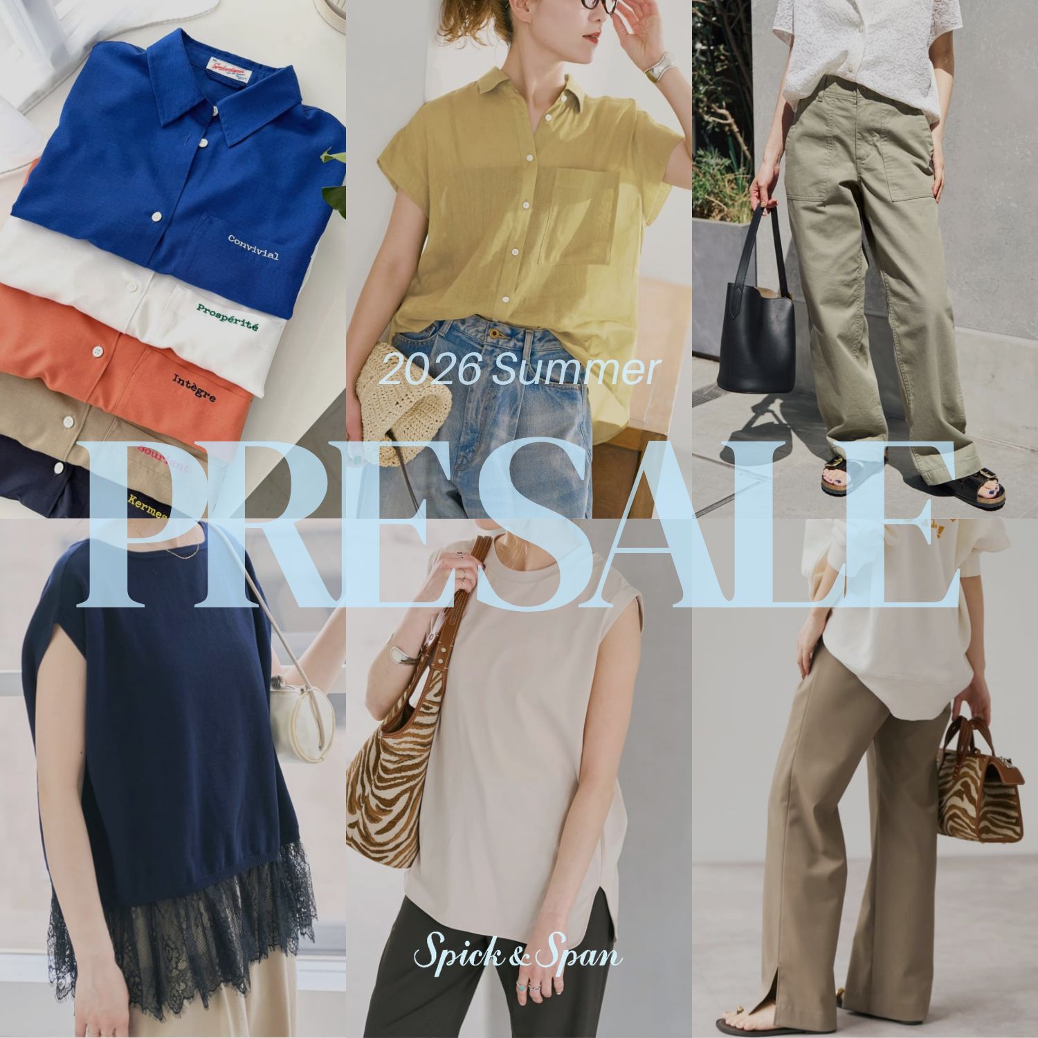 PRE SALE】買うなら今！夏の即戦力アイテムをお得にGET！｜Spick