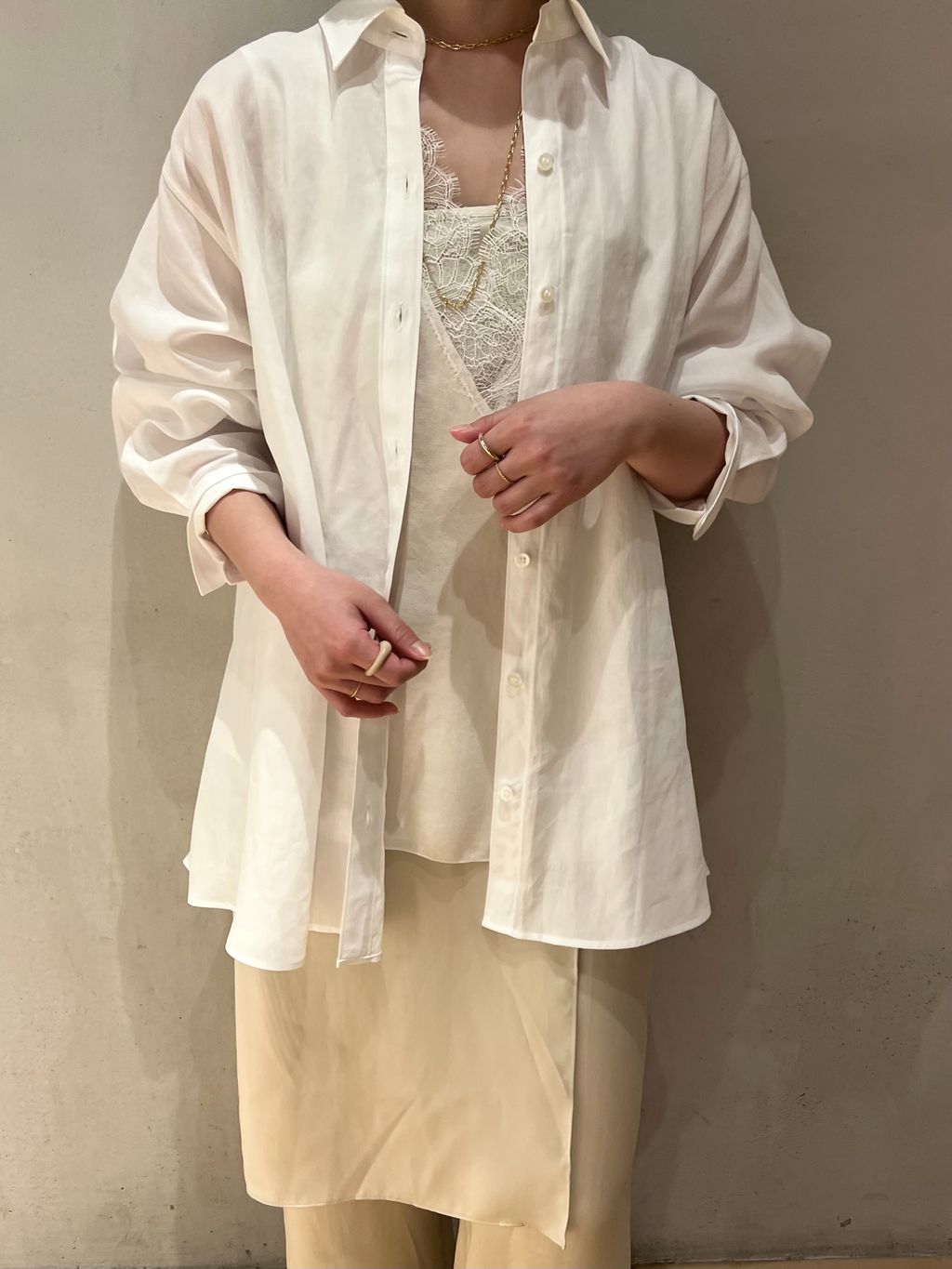 追加》solstiss frenchlace ジレ 2のコーディネートスナップ（chihiro