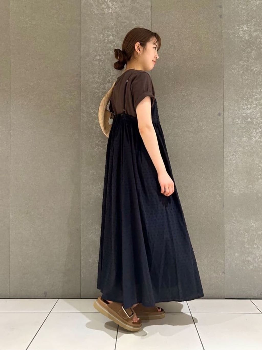 2枚セット/一部カラーWEB・店舗限定》エアリーギャザーキャミ