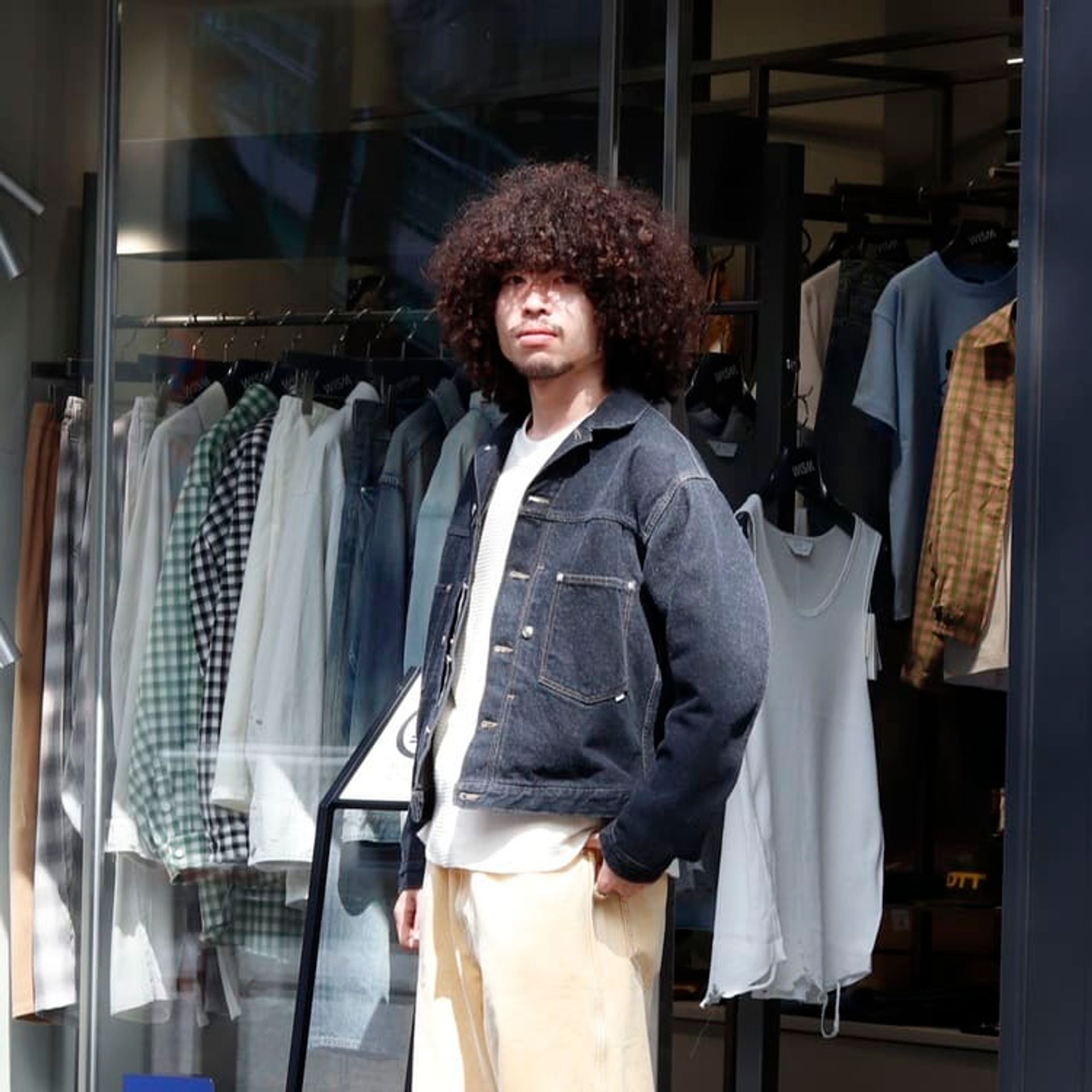 CCU × WISM別注 COMFORTABLE SWINGTOP JACKET COWのコーディネート