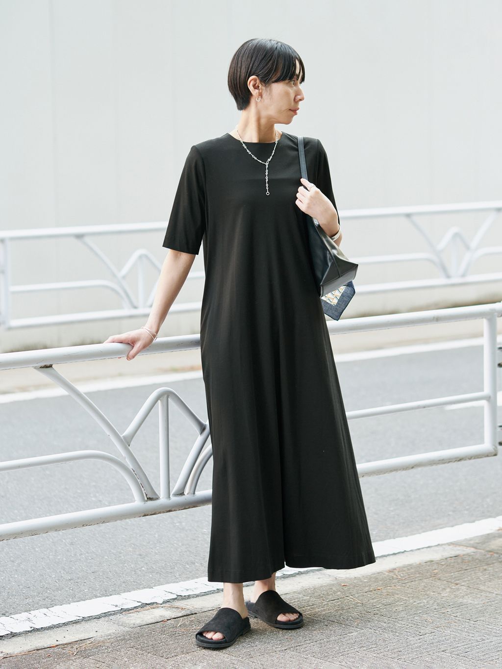 Smooth マキシワンピースのコーディネートスナップ（VERMEIL Online