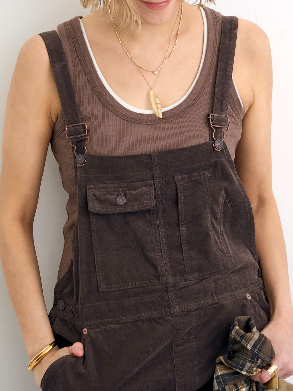 STAMMBAUM/シュタンバウム】 Corduroy Overallのコーディネート