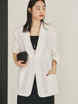 SEEALL OVERSIZED SHAWL COLLAR ジャケット 博多店・WEB限定》SEEALL / シーオール OVERSIZED SHAWL COLLAR