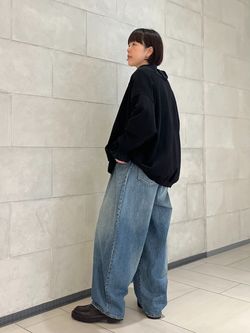 追加2》13OZデニム タックラウンドパンツのコーディネートスナップ