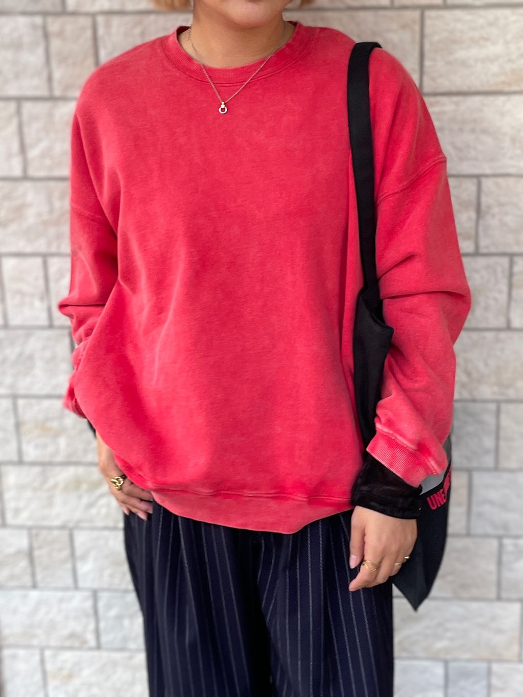 ANTS & ELEPHANTS】フェード加工 ポケットプルオーバーの