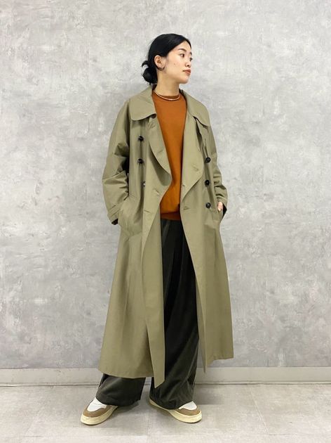 ジャーナルスタンダード luxe 【HTS】DOUBLE OVER COAT HTS 】COTTON/NYLON DOUBLE OVER COATのコーディネートスナップ（M.O