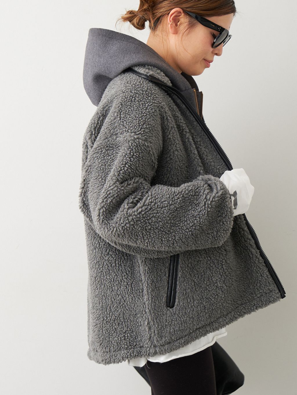 CALUX BOA ZIP ジャケットのコーディネートスナップ（HIRO）｜Deuxieme 